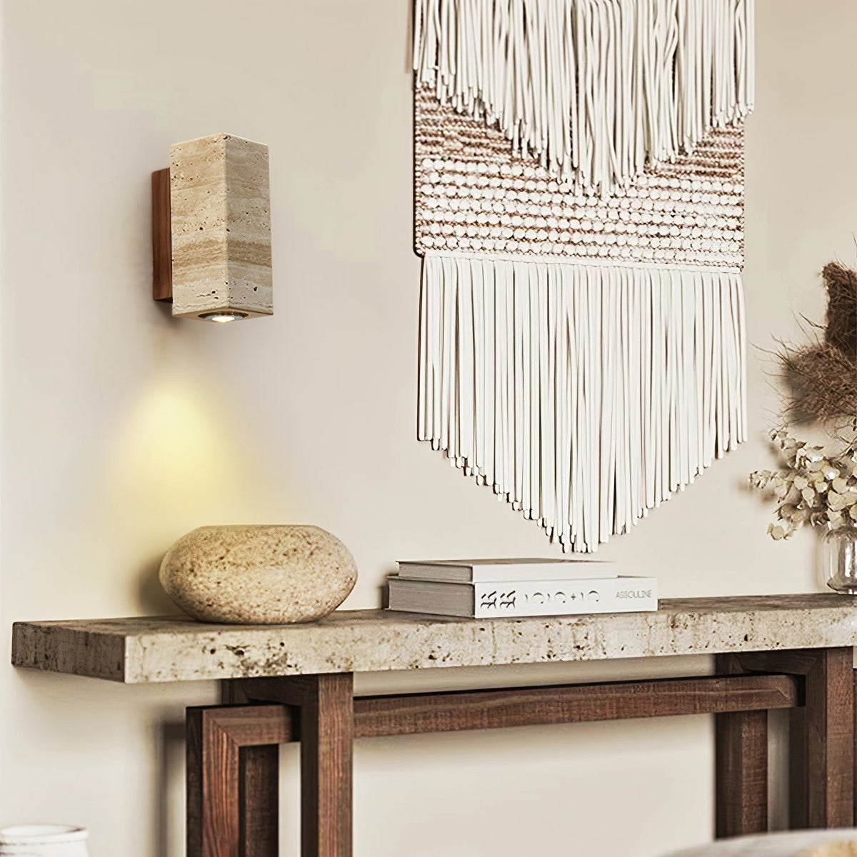 Quarry Column Plug-in Wall Light