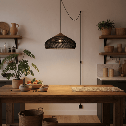 Woven Swag Pendant Light