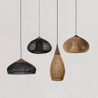 Woven Swag Pendant Light