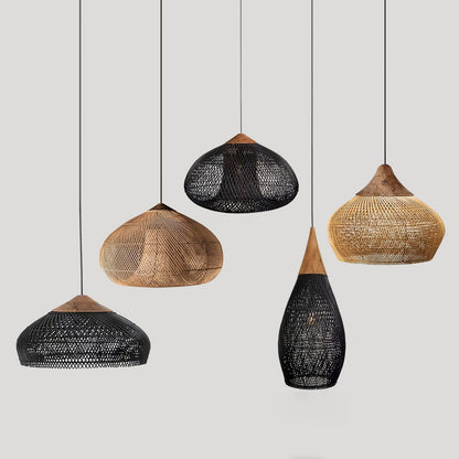 Woven Swag Pendant Light