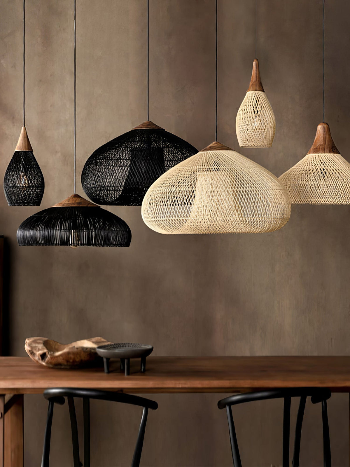 Woven Swag Pendant Light