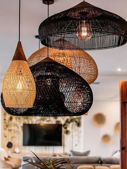 Woven Swag Pendant Light