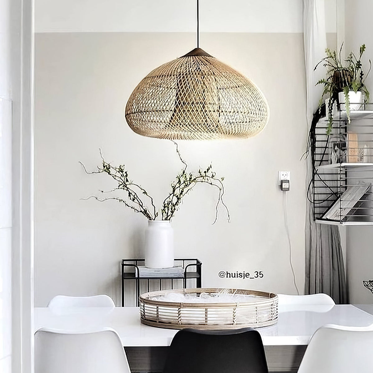 Woven Swag Pendant Light