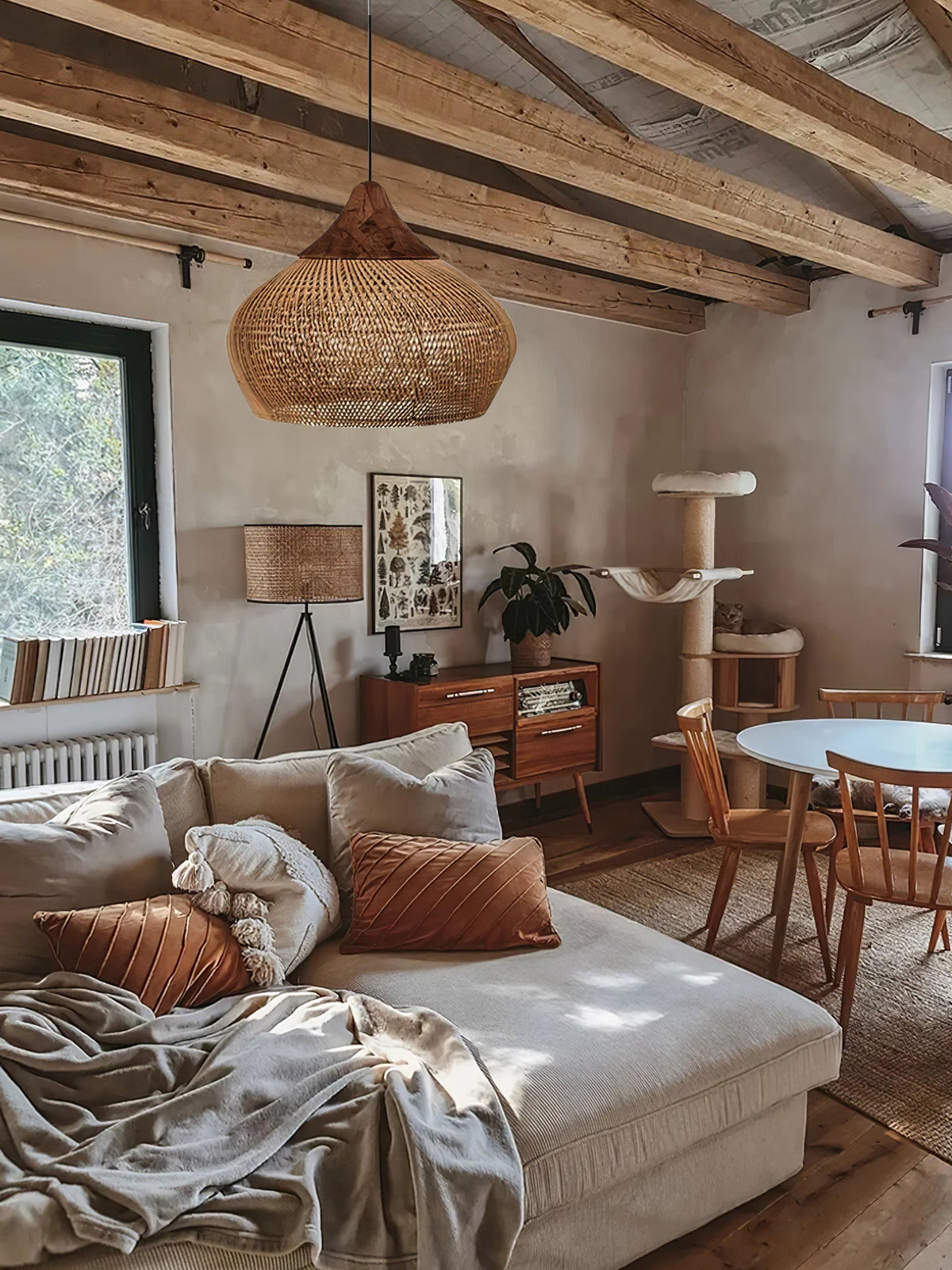 Woven Swag Pendant Light