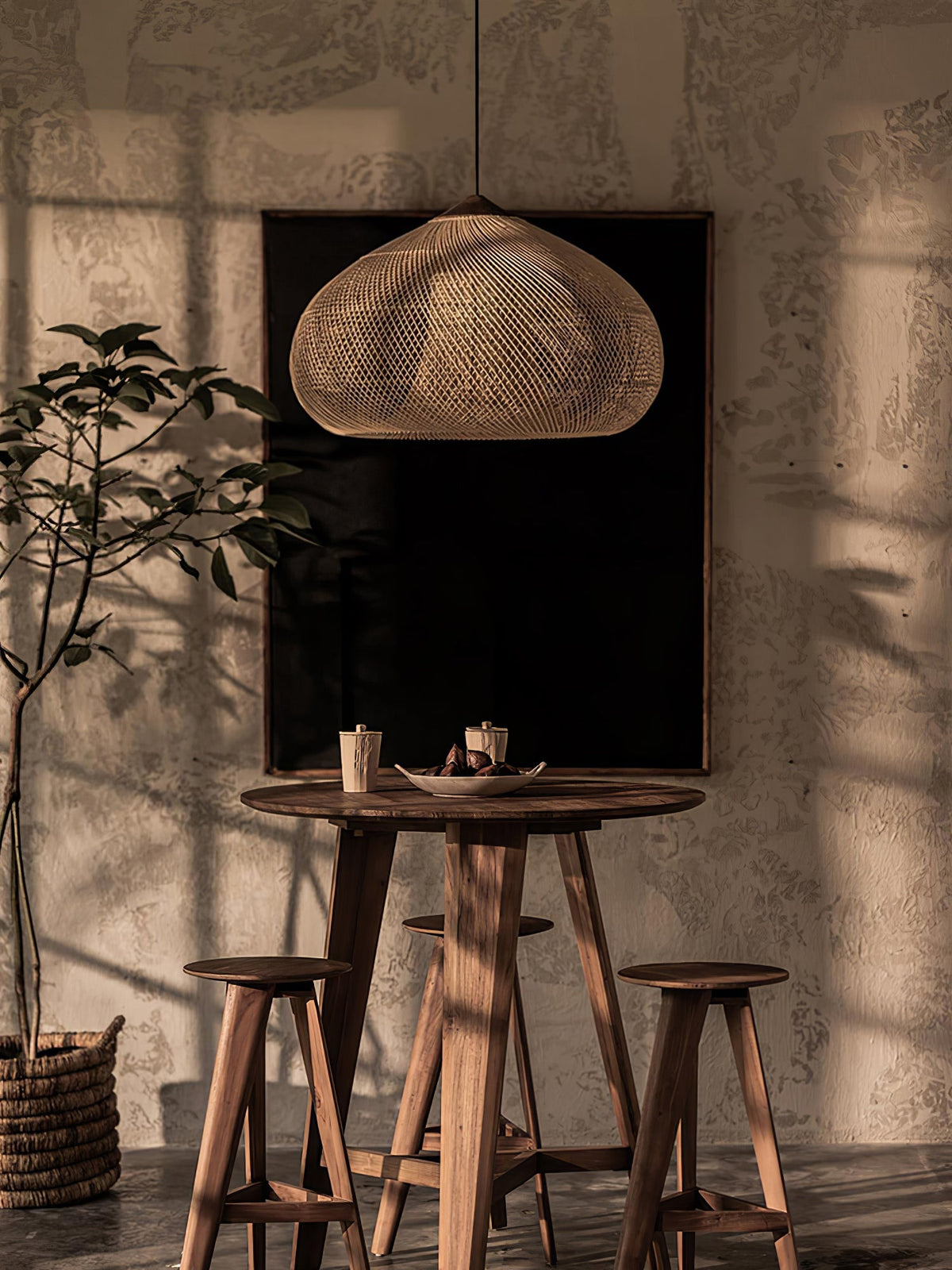 Woven Swag Pendant Light