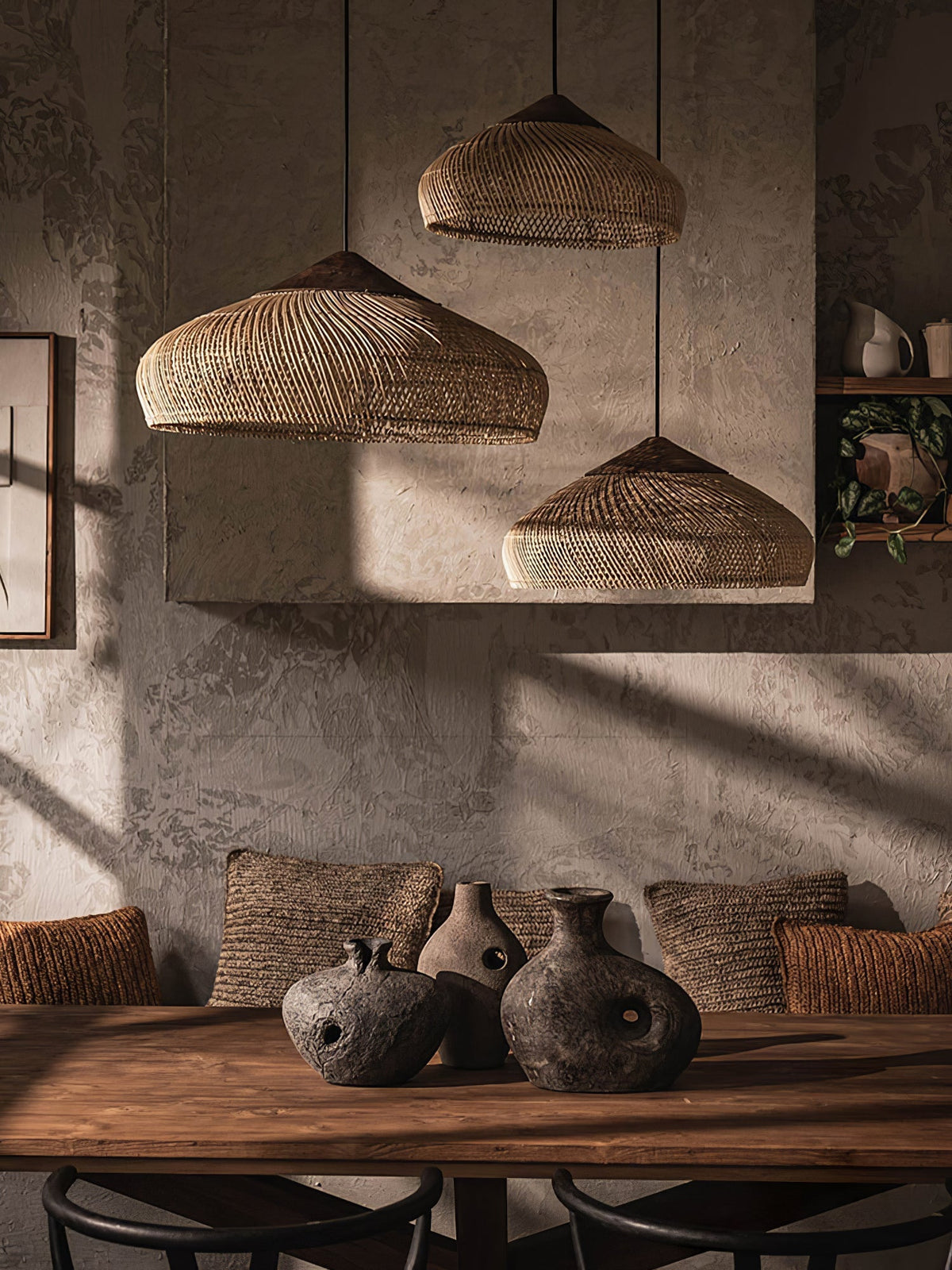 Woven Swag Pendant Light