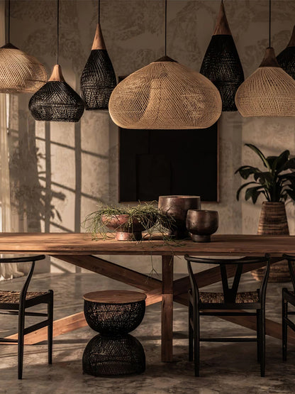 Woven Swag Pendant Light