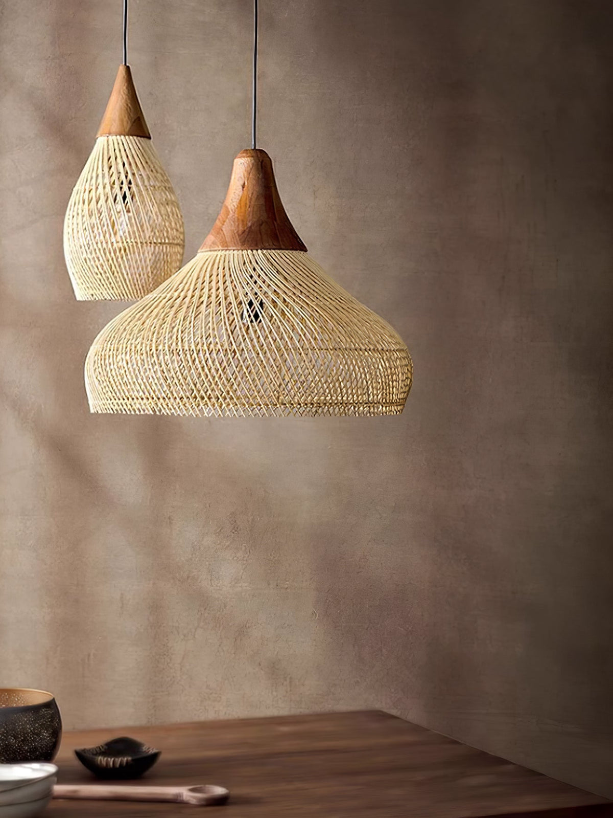 Woven Swag Pendant Light