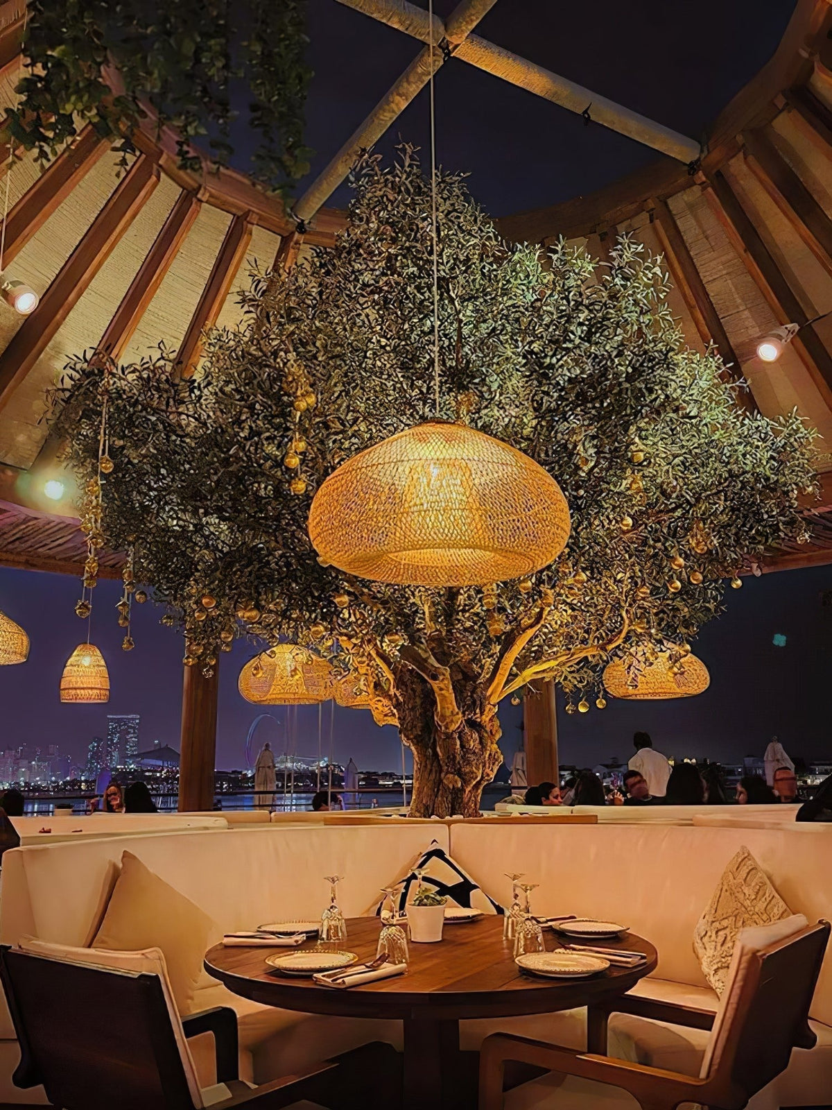 Woven Swag Pendant Light