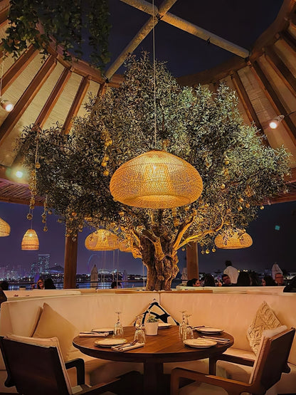 Woven Swag Pendant Light