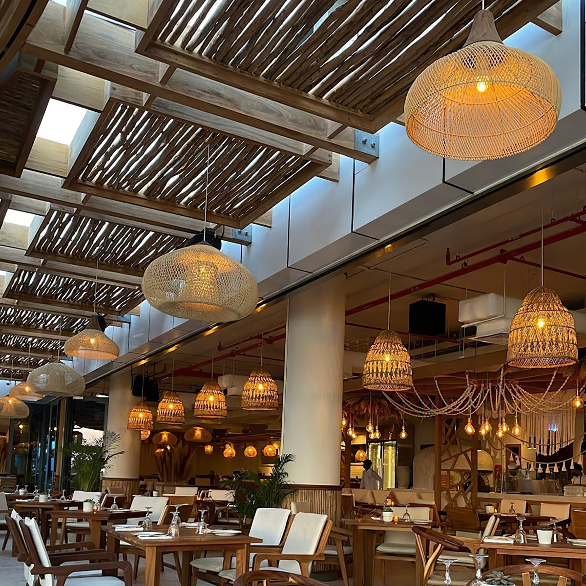 Woven Swag Pendant Light