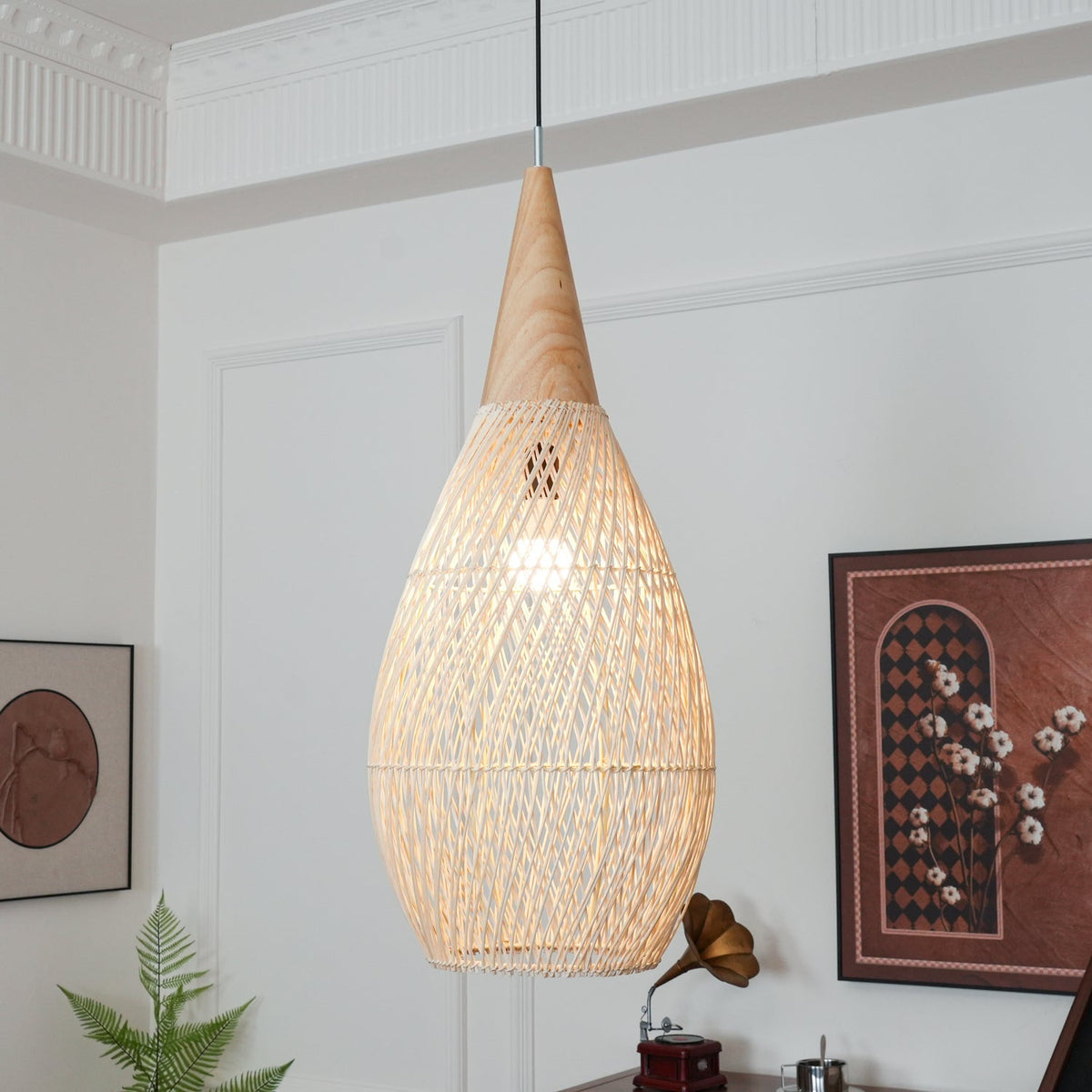 Woven Swag Pendant Light