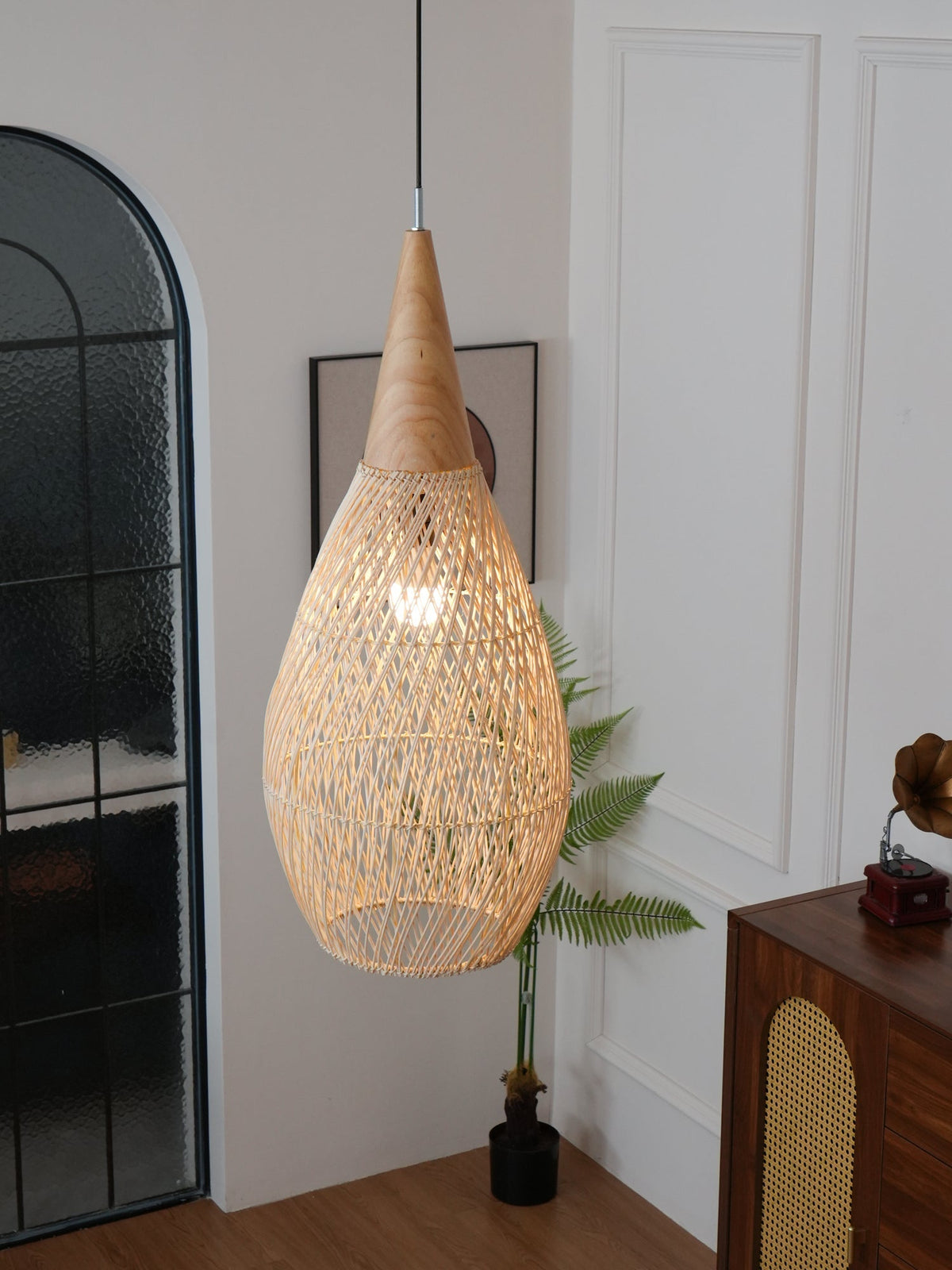 Woven Swag Pendant Light