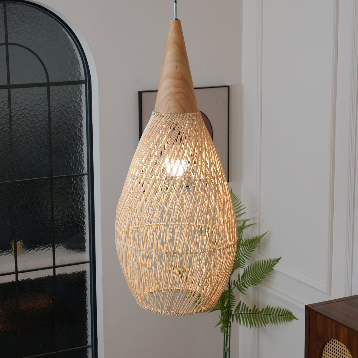 Woven Swag Pendant Light
