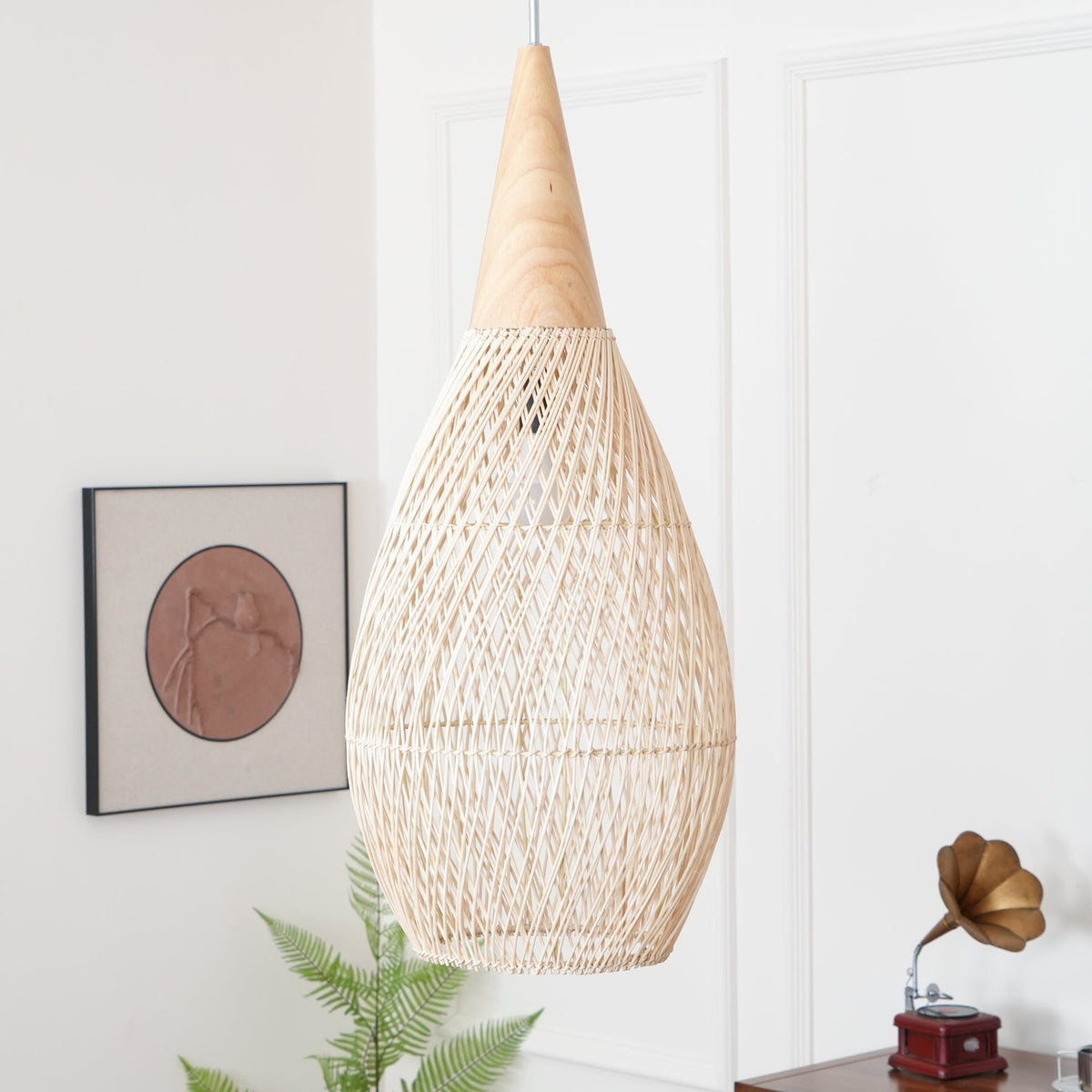 Woven Swag Pendant Light