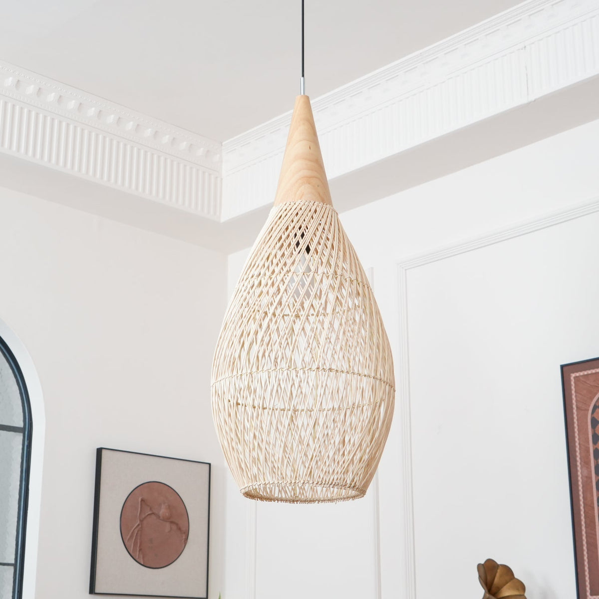 Woven Swag Pendant Light