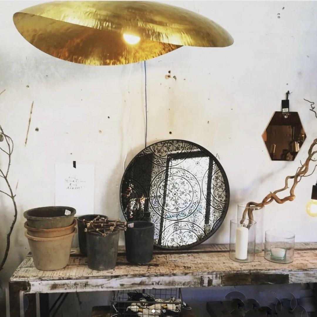 Hammered Fold Pendant Light