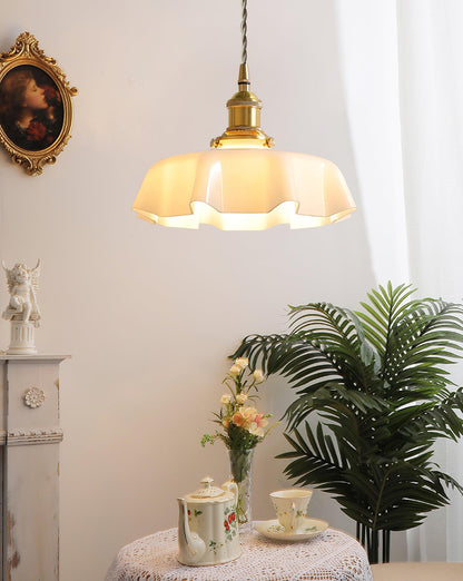 Scallop Swag Pendant Light