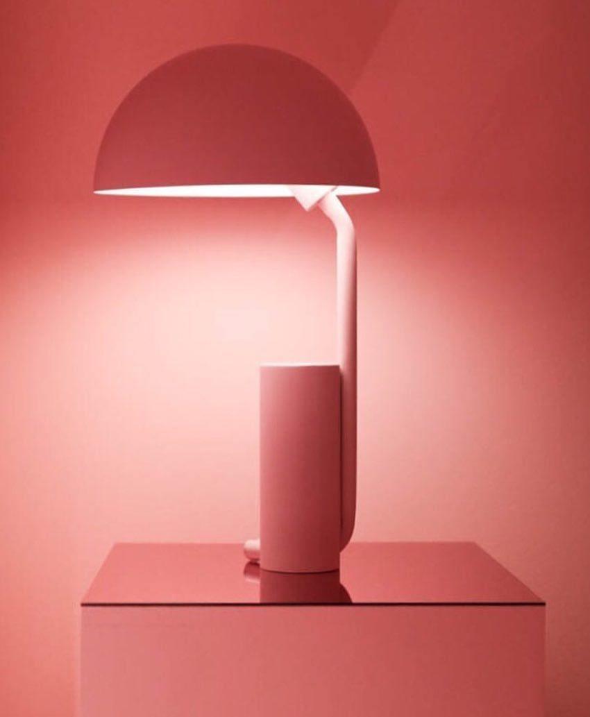 Offset Cap Table Lamp