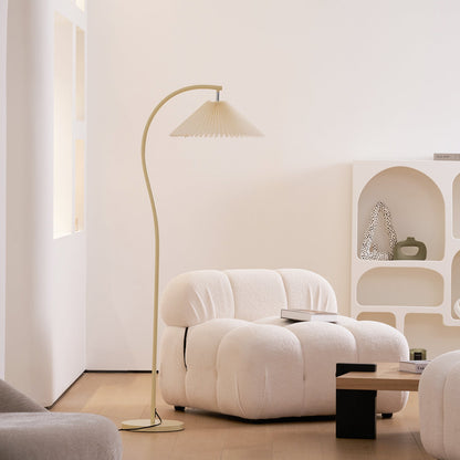 Arc Pleat Floor Lamp