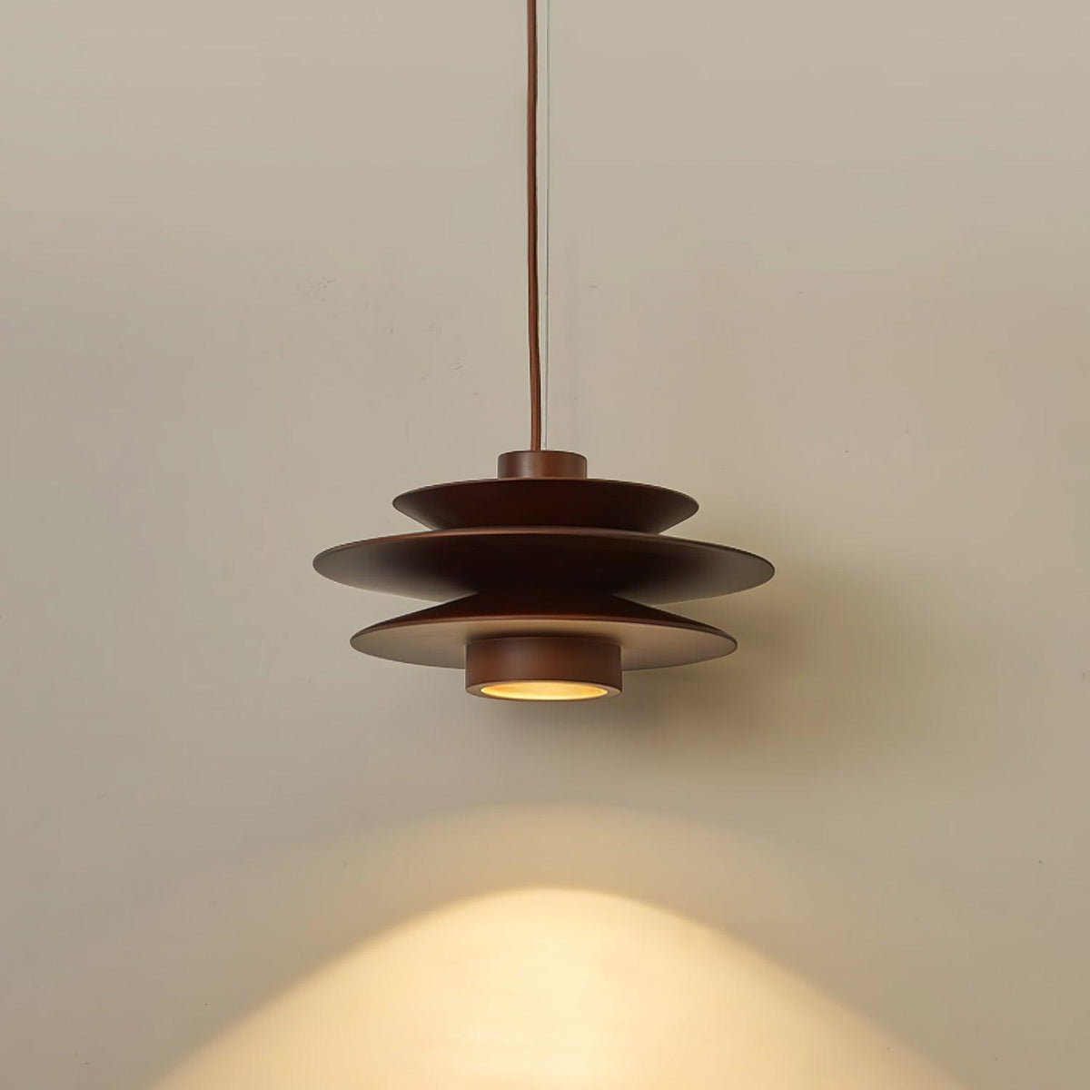 Tier Timber Pendant Light