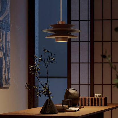 Tier Timber Pendant Light
