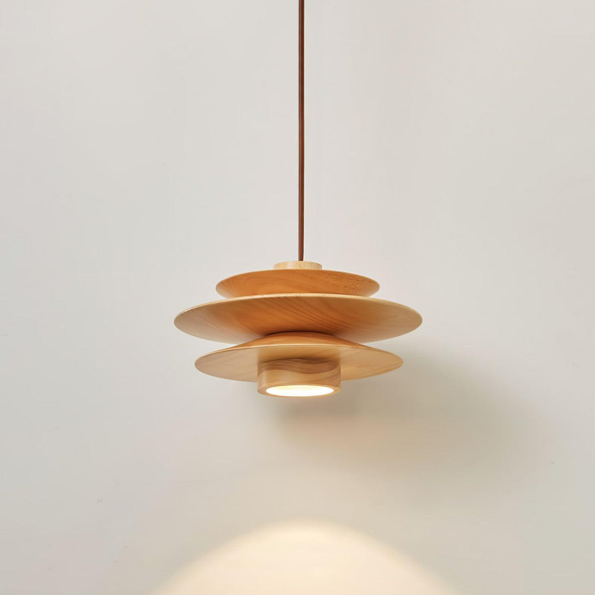 Tier Timber Pendant Light