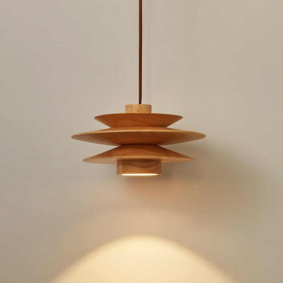 Tier Timber Pendant Light