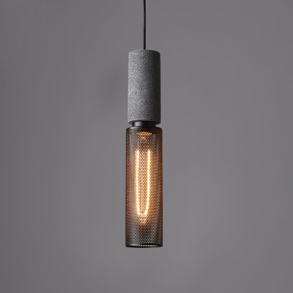 Mesh Cylinder Pendant Light