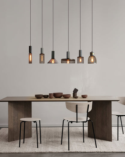 Mesh Cylinder Pendant Light