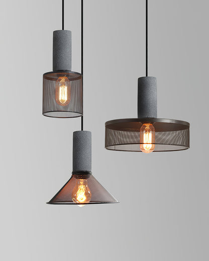 Mesh Cylinder Pendant Light