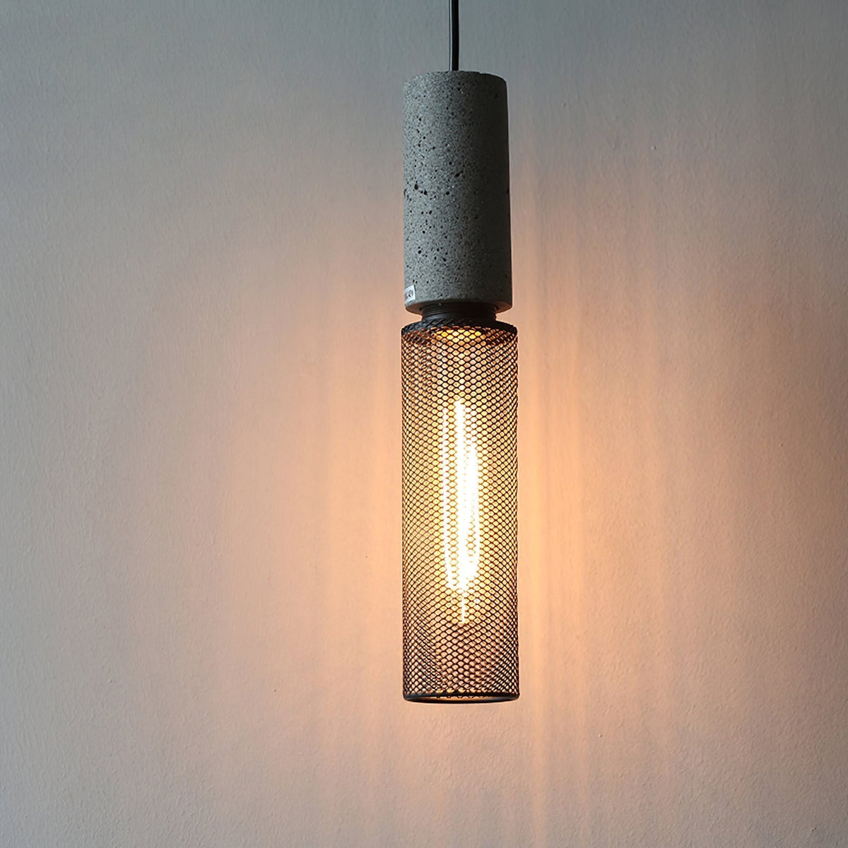 Mesh Cylinder Pendant Light