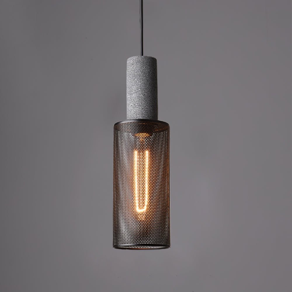Mesh Cylinder Pendant Light