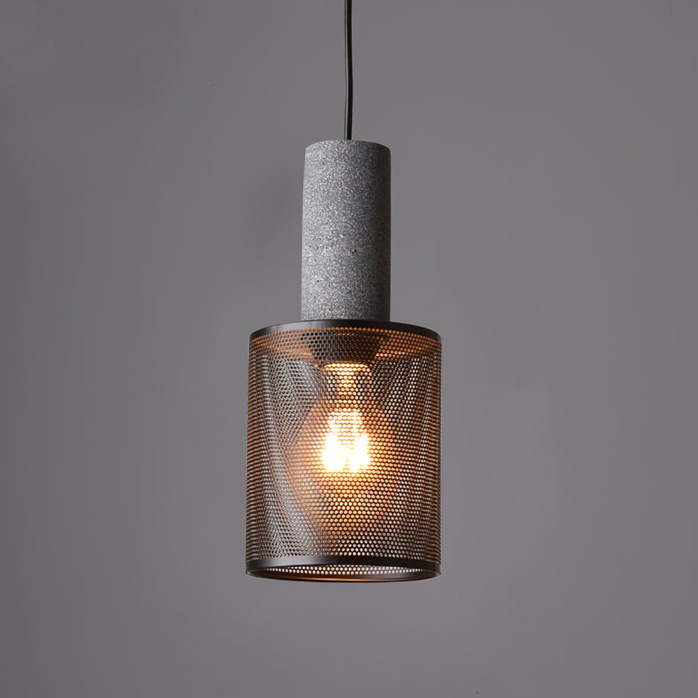 Mesh Cylinder Pendant Light