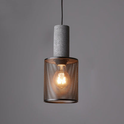 Mesh Cylinder Pendant Light