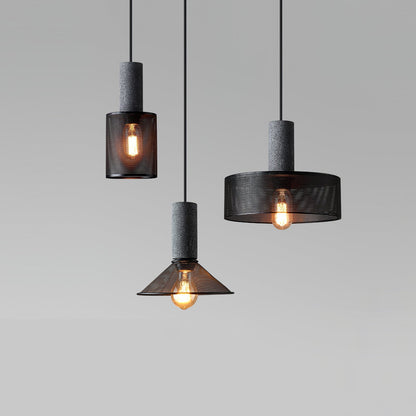 Mesh Cylinder Pendant Light