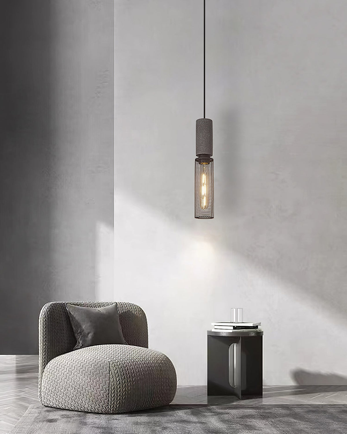 Mesh Cylinder Pendant Light