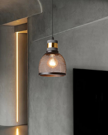 Mesh Cylinder Pendant Light