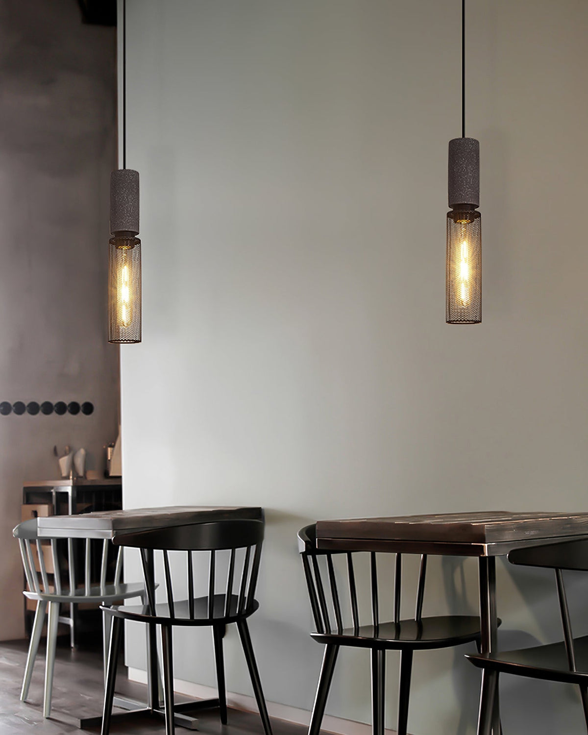 Mesh Cylinder Pendant Light