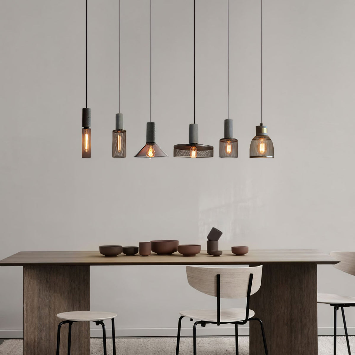 Mesh Cylinder Pendant Light