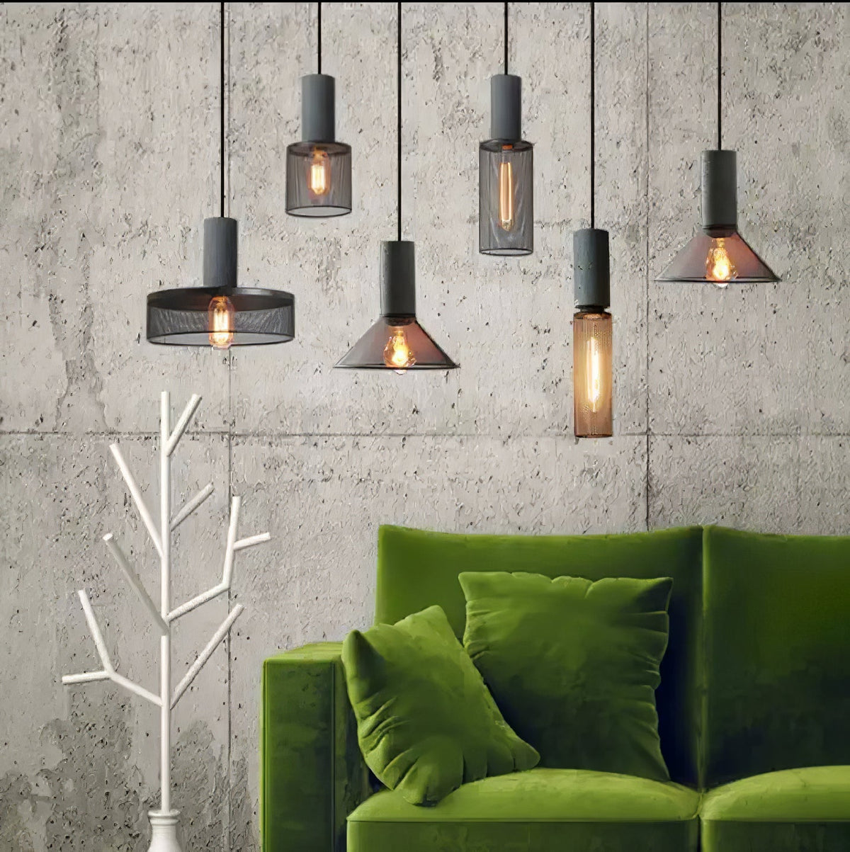 Mesh Cylinder Pendant Light