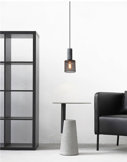 Mesh Cylinder Pendant Light