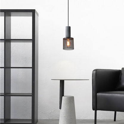 Mesh Cylinder Pendant Light