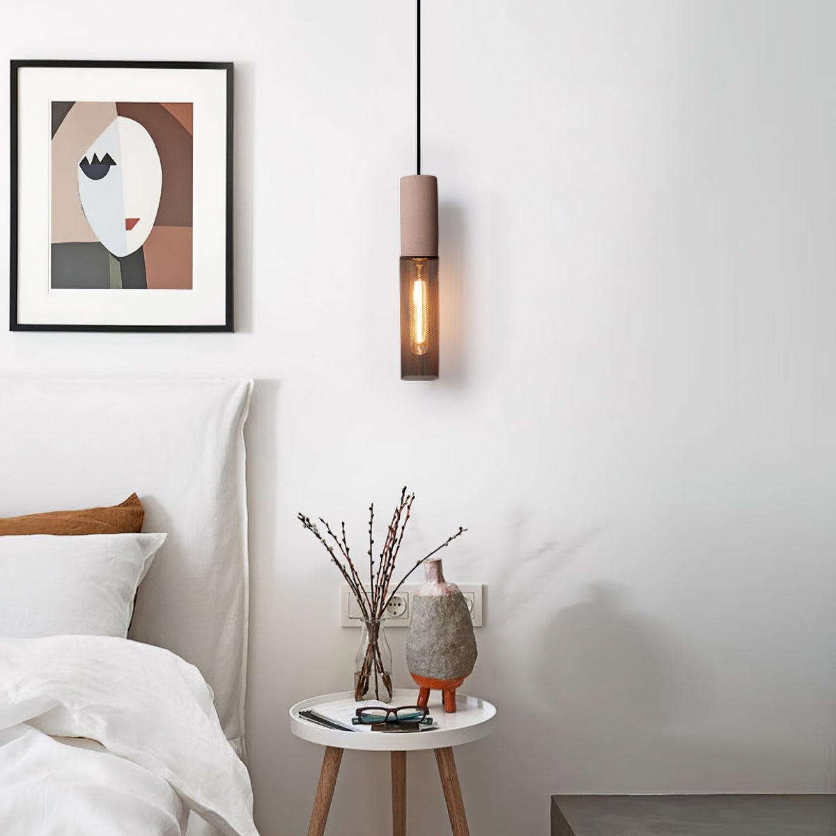Mesh Cylinder Pendant Light