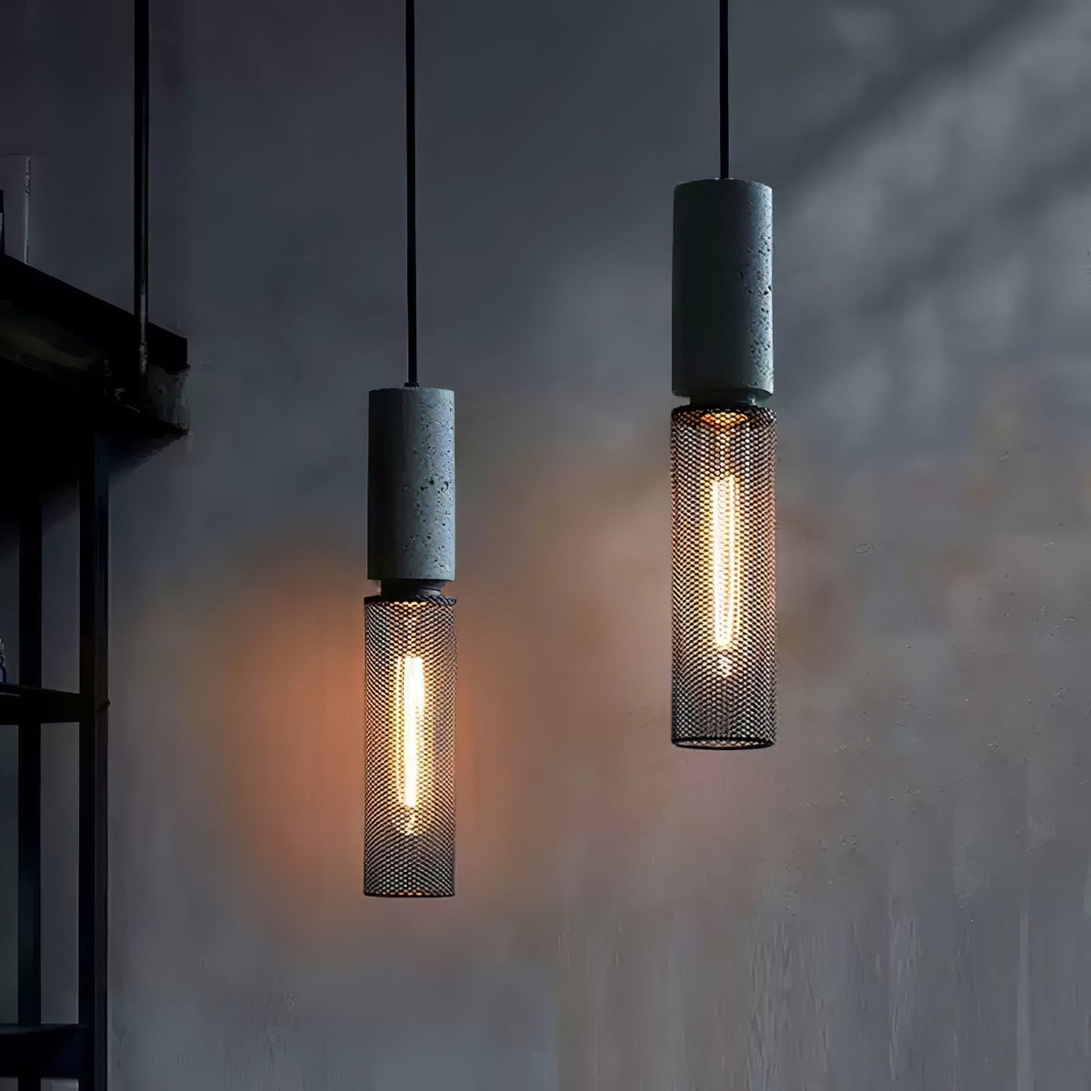 Mesh Cylinder Pendant Light