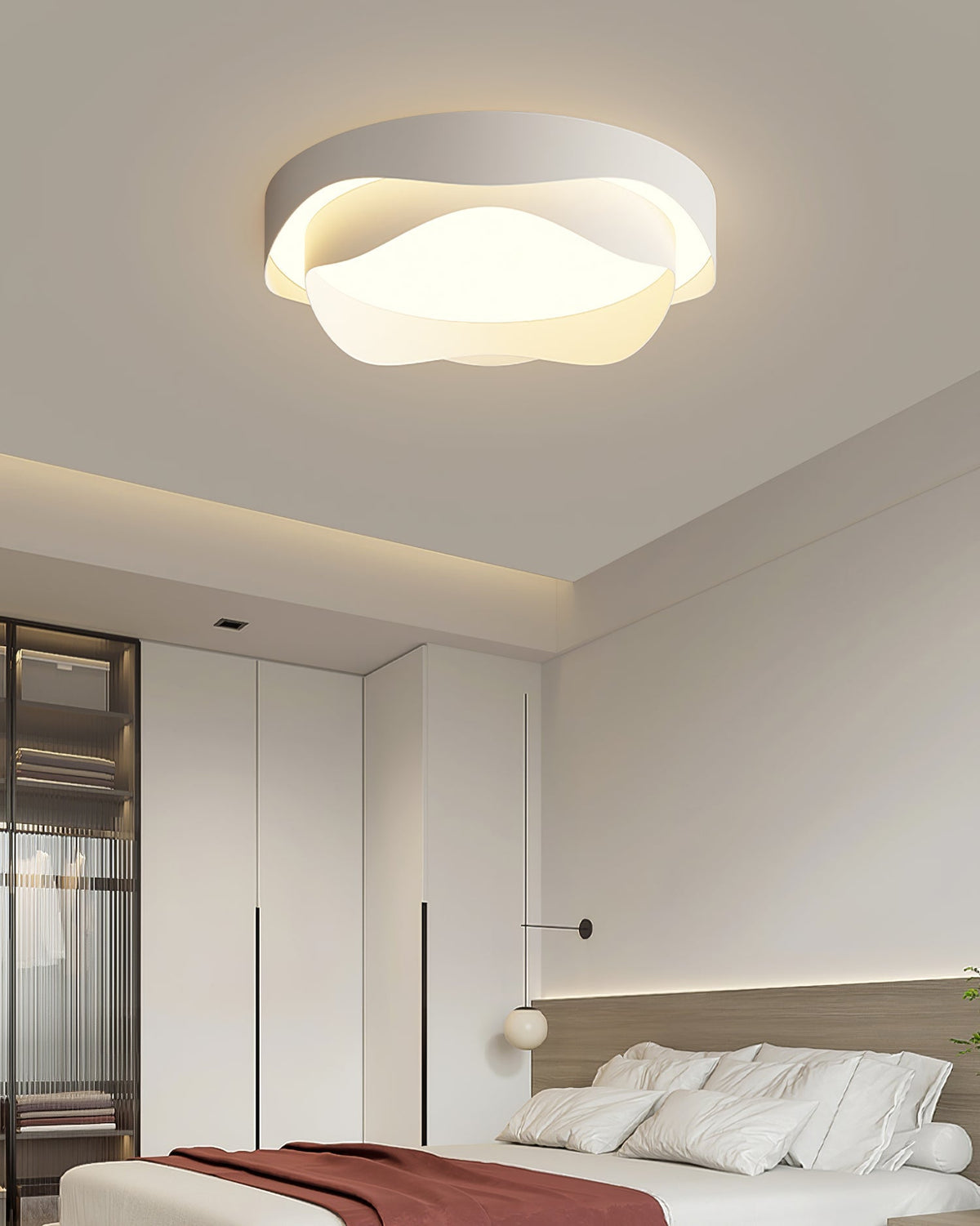 Wave Drum Ceiling Light