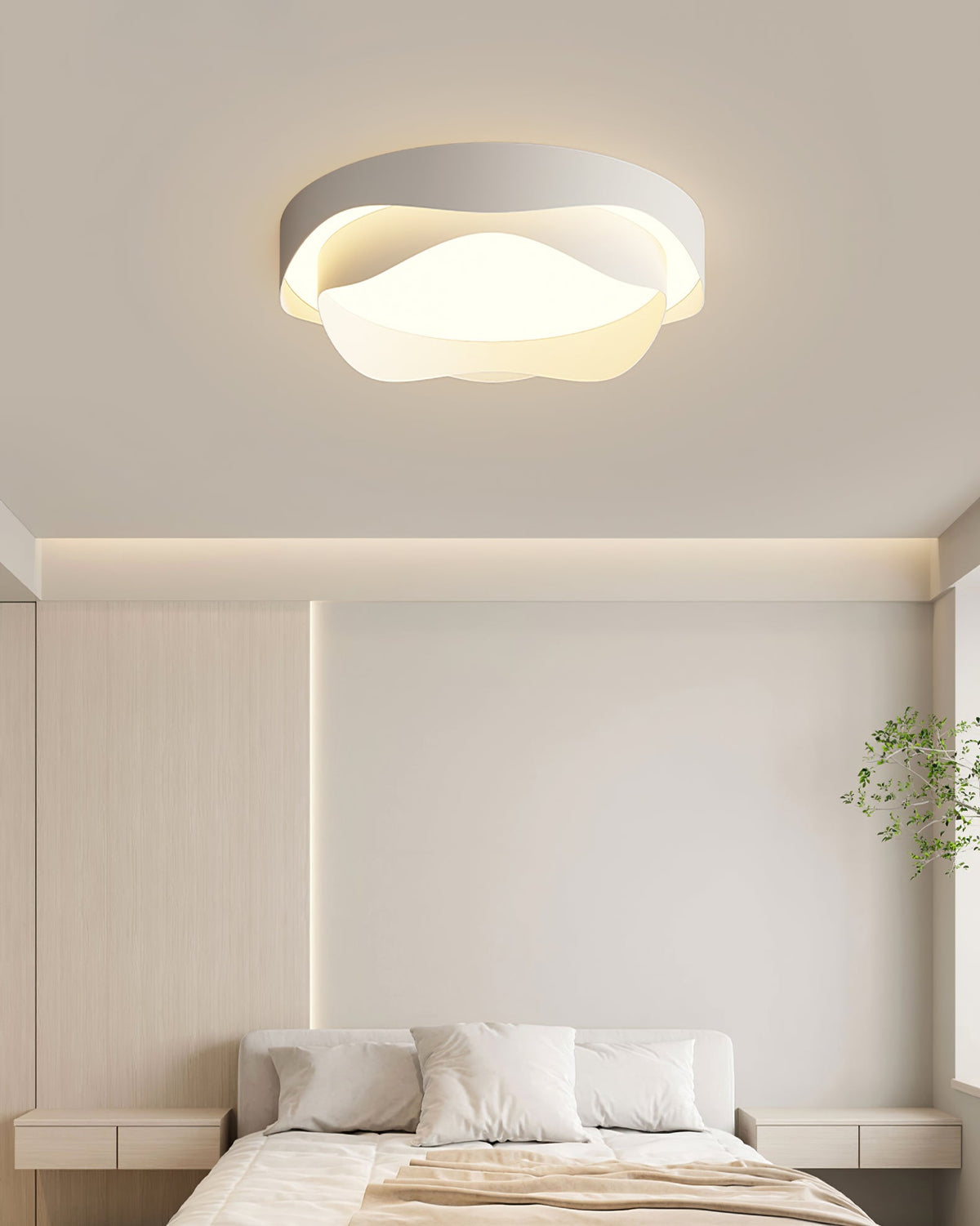Wave Drum Ceiling Light