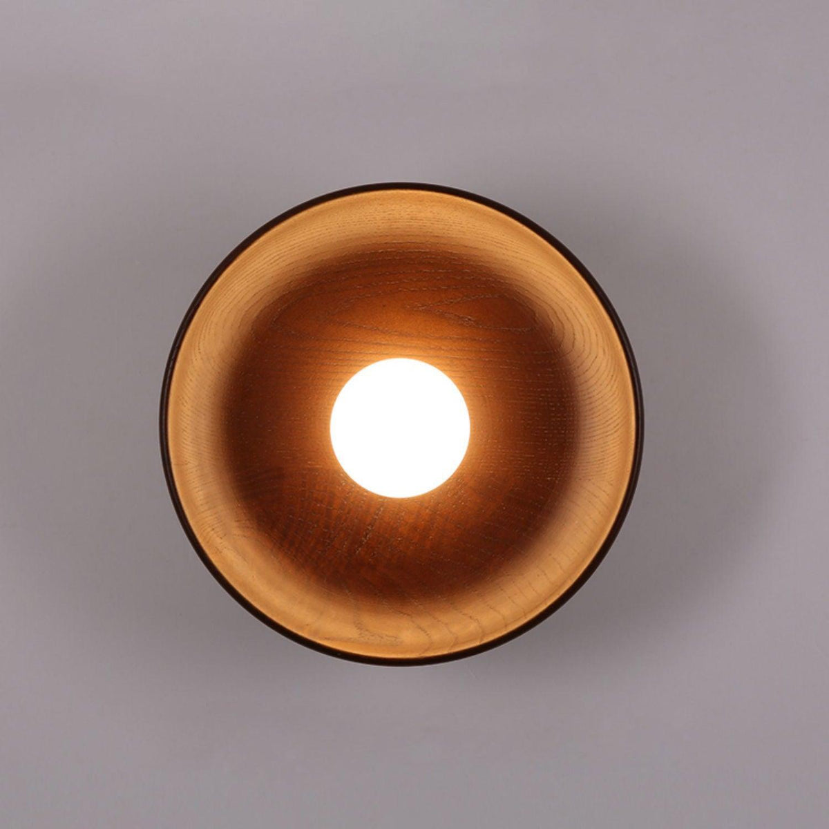 Timber Halo Wall Light