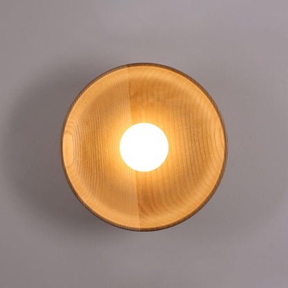Timber Halo Wall Light