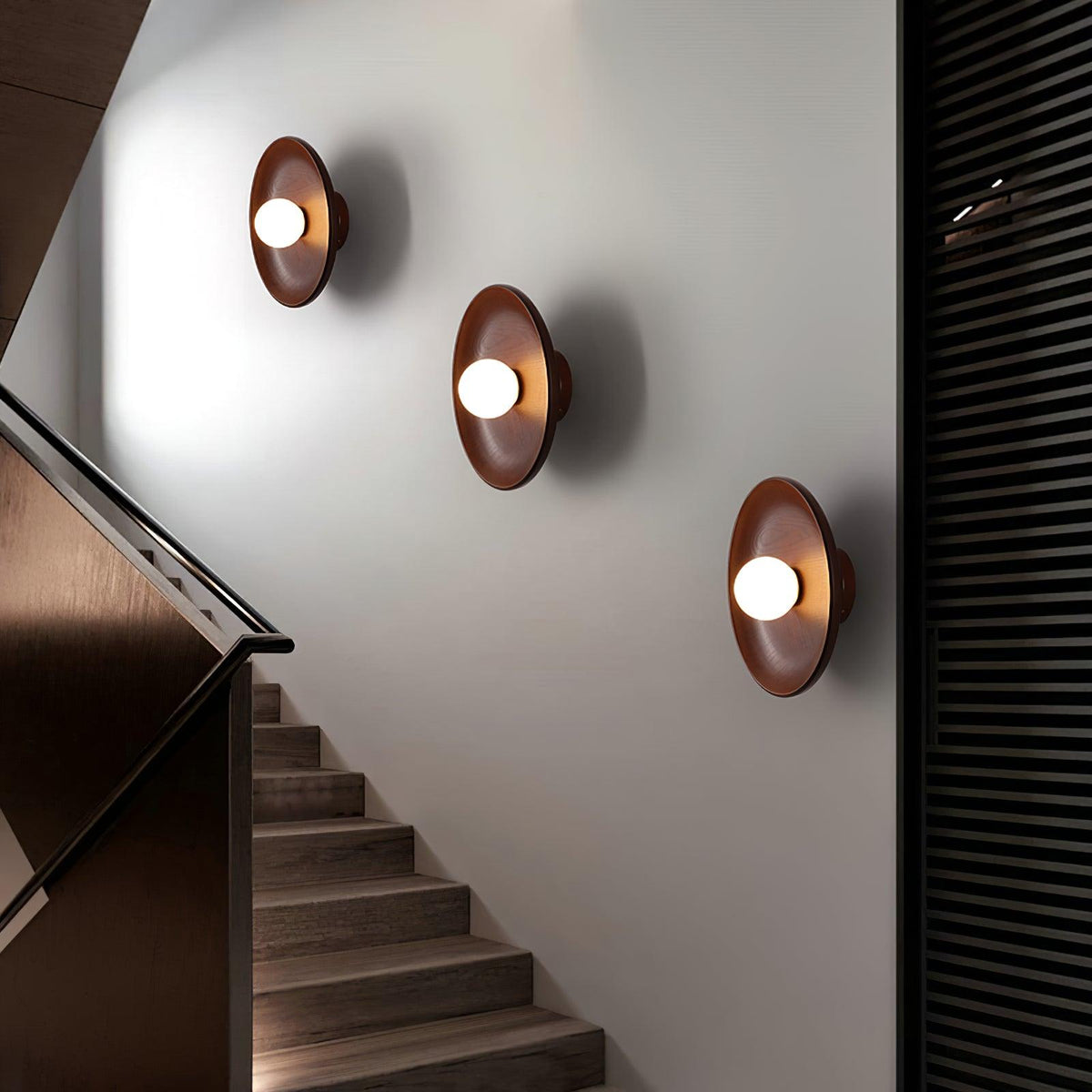 Timber Halo Wall Light